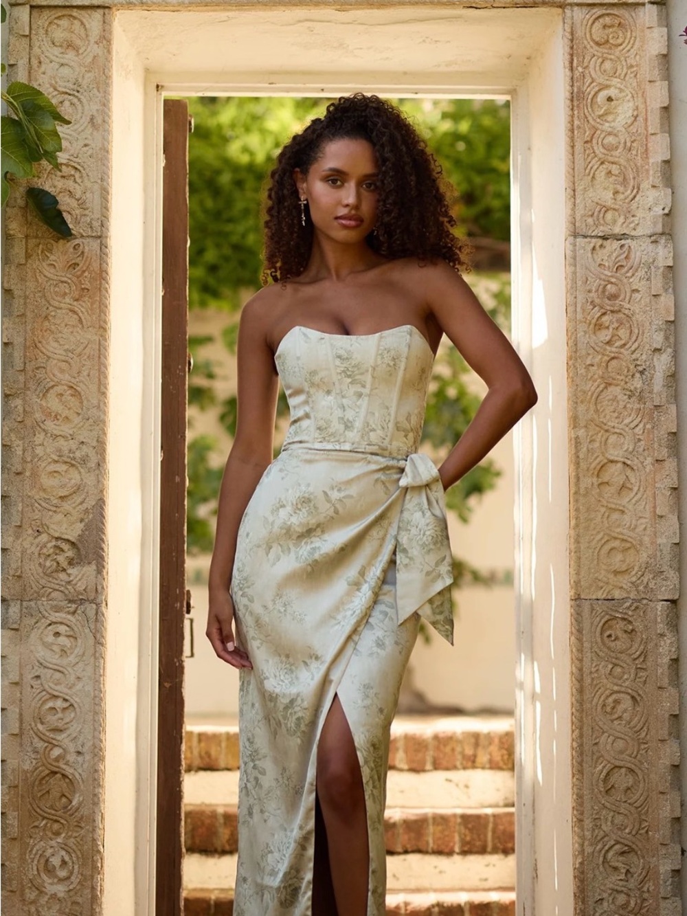 V. Chapman June Dress in Sage - Retail $415 - worn once